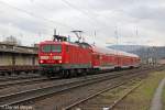 Die 143 919 in Koblenz L�tzel am 10,04,13