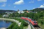 143 145-1 mit der RB 26949 (Freiburg(Breisgau)Hbf - Seebrugg) am 21.06.2014 am Schluchsee.