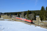 143 810-0 mit der RB 17273 (Freiburg(Breisgau)Hbf - Seebrugg) am 26.03.2016 in Altglashütten-Falkau.