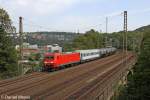 Die 145 074-1 in Wuppertal Sonnborn am 10,09,12