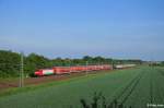 146 024-5 mit dem RE 10135 (Aachen Hbf - Hamm(Westf)) am 17.05.2014 bei Langenfeld.