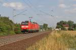 Die 146 130-0 und 143 175-8 in V�hrum am 05.08.2013 