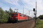 Die 151 041-1 und 151 xxx-x in Porz Wahn am 15,07,11