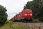 Die 151 099-9 und 151 119-5 in Erkner am 19,08,11