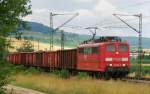 151 086-6, aufgenommen am 07.07.12, bei Treuchtlingen.