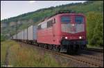 151 134-4 (DB Schenker) in Th�ngersheim am 8.8.2012.