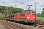 Die 151 167-4 und 151 102-1 in K�ln West am 15,07,10  
