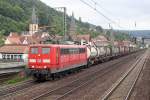 Die 151 053-6 in Gem�nden am 18,08,10