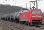 152 039-4 mit Kesselzug in K�ln West am 15.02.2011