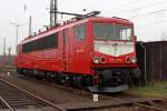 Die 155 219-9 in Koblenz L�tzel am 10,01,11