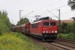 Die 155 073-0 in Hannover Limmer am 16,08,11