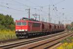 Die 155 116-7 in Gro�korbetha am 18,08,11
