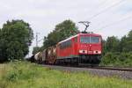 Die 155 111-8 in Ratingen Tiefenbroich am 03,07,12