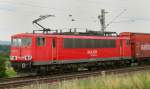 155 117-5, aufgenommen am 04.08.12, bei Treuchtlingen.