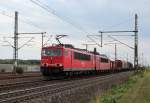 155 122-5 & 155 219-9 bei Porz(Rhein) am 27.08.2013