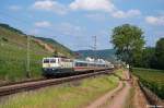 181 211-4 mit dem IC 134 nach Luxembourg am 21.05.2011 in Pommern(Mosel).
