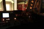F�hrerstand der 181 206 bei Nacht im DB-Museum Koblenz-L�tzel