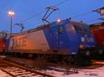 185 529-5 der LTE  Michaela  in Gremberg am 27.12.2010