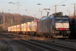 185 554-3 in CFL Cargo Diensten in K�ln West am 02.03.2011