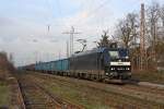 Die 185 551-9 der CFL in Ratingen Lintorf am 26,01,11