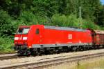 185 078-3, aufgenommen am 28.06.11, bei der Durchfahrt durch A�ling.