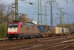 185 600-4 der Crossrail in Gremberg am 31.03.2012