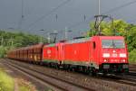 185 352-2 & 185 283-9 in K�ln West am 11.06.2012