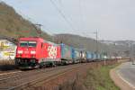 185 399-3 bei Erpel am 22.03.2013