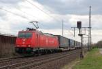 Crossrails 186 596-4 in Porz Wahn am 16.04.2013
