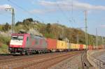 185 601-2 bei Linz(Rhein) am 25.04.2013