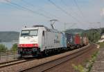 185 635-0 der ERS Railways bei Dattenberg/Wallen am 29.08.2013
