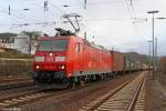 Die 185 090-8 in Oberlahnstein am 29.12.2013