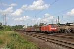 Die 185 035-3 in Koblenz L�tzel am 16.07.2014