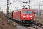 Die 185 348-0 und 185 245 in Opladen am 20,03,10