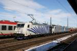 185 663 mit zweimal Railpool und Leeren Autotransportwagen nach M�nchen-Nord in M�nchen-Ost