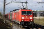 185 239-1 bei der Durchfahrt in Opladen am 11.04.10 