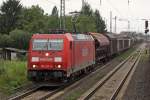 Die 185 227-6 in Gro� Gerau am 18,08,10