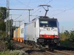 186 107 der RAILPOOL/RTC in Porz Wahn am 21.10.2010
