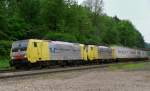 2 x Rail Traction Company vorgespannt.
