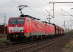 189 046-6 mit 189 xxx-x in Porz Wahn am 29.03.2012