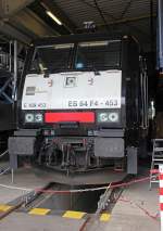 189 453 / ES 64 F4-453 im Siemens Pr�f- und Validationcenter Wegberg-Wildenrath beim Tag der offenen T�r am 1.7.2012