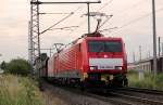 189 045-8 mit 189 034-2 in Porz Wahn am 04.07.2012