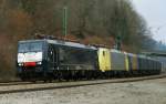 ES 64 F4-035 + ES 64 F4-026, aufgenommen am 03.04.13, in A�ling.
