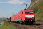 189 040-9 & 189 034-2 bei Erpel am 25.04.2013