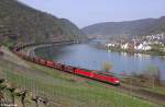 189 043-3 und 189 046-6 mit dem GM 49713 (Rotterdam - Dillingen) am 30.03.2014 bei Kattenes.