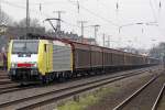 Die ES 64 F4-095 (E189 995) in K�ln West am 21,01,10