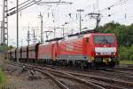 Die 189 041-7 und 189 xxx-x mit einen Erzzug in Gremberg am 29,05,10