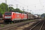 Die 189 087-0 und 189 xxx-x in K�ln West am 02,06,10