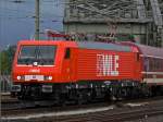WLE 81 / 189 801 an einem M�ller Touristik Sonderzug aus Wismar kommend in K�ln Hbf.