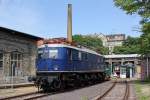 Die E18 047 im DB Museum Halle (Saale) am 02,07,10